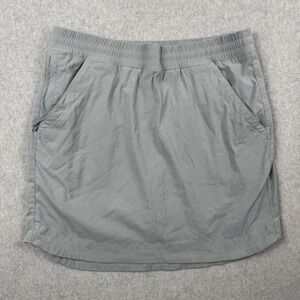 Alaskan Hardgear Duluth Skort Womens 10 Gray Active Outdoor Hiking Nylon Stretch